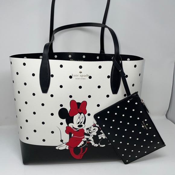kate spade Handbags - Kate Spade reversible Minnie Mouse Tote (NWT)